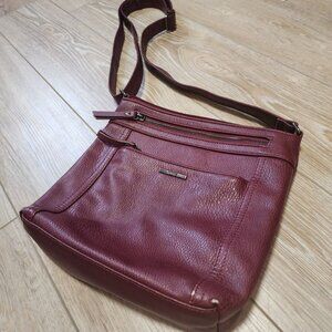 Roots Red Crossbody Purse